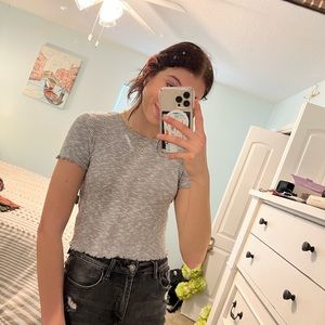 American Eagle ribbed short sleeve!